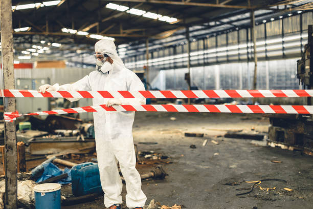 Professional Biohazard technician working in Dyer, AR